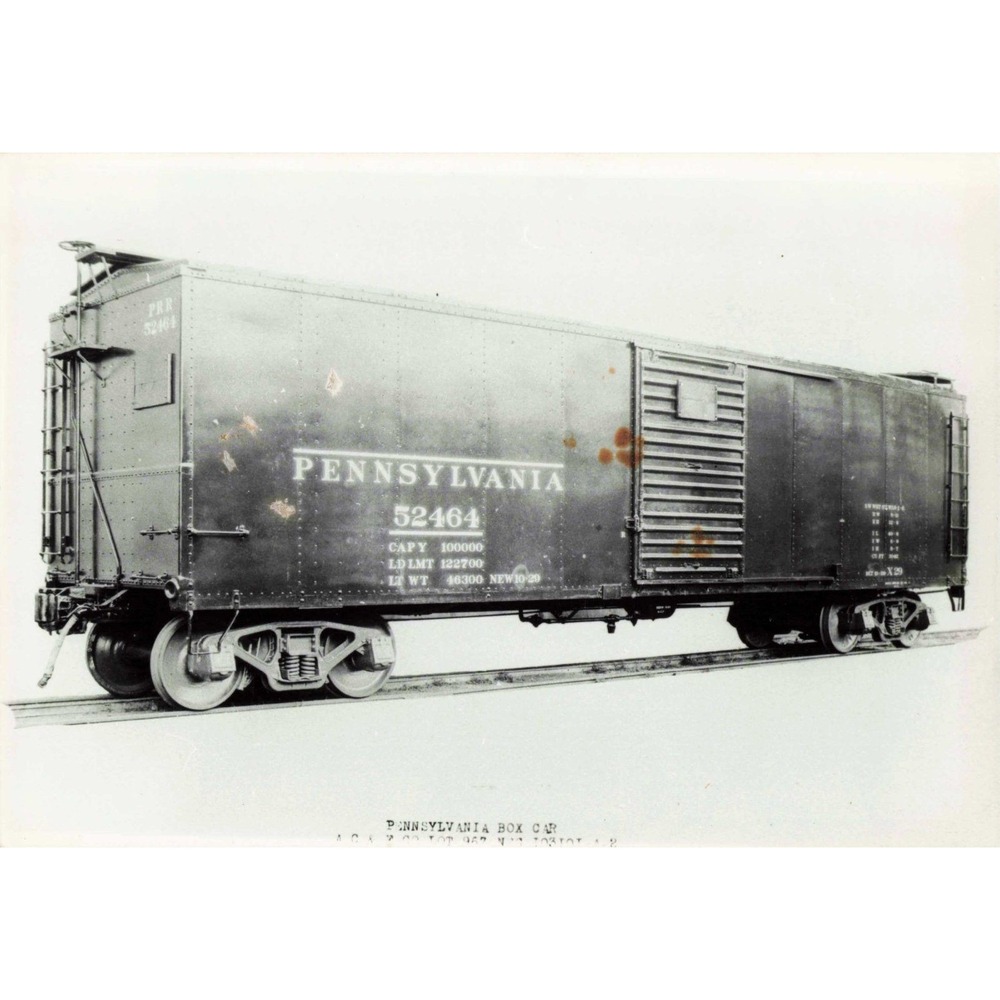 PRR Pennsylvania Railroad Box Car #52464 Class X29 ACF Builder's Photo 1929